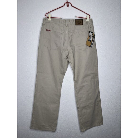 NWT Deadstock Vintage Harvard Jeans USA Mens Khaki Chino Pants 34X30.5 See Pics - Picture 9 of 16